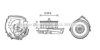 AVA QUALITY COOLING MS8622 Electric Motor, interior blower